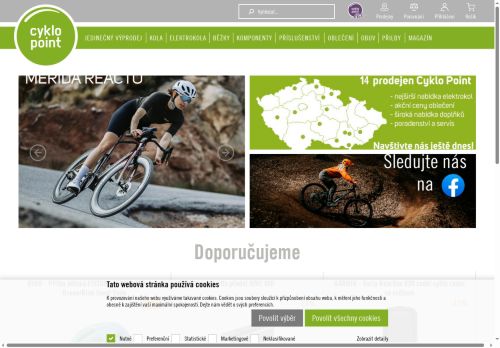 Zobrazit webové stránky Cyklopoint Slavkov u Brna