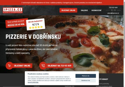 Zobrazit webové stránky Restaurant Pizzeria Ve Sboru