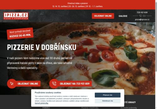 Zobrazit webové stránky Restaurant Pizzeria Ve Sboru