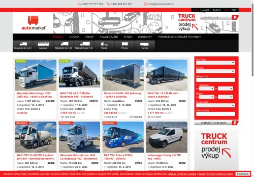 Zobrazit webové stránky Automarket Trucks s.r.o.
