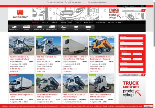 Zobrazit webové stránky Automarket Trucks s.r.o.