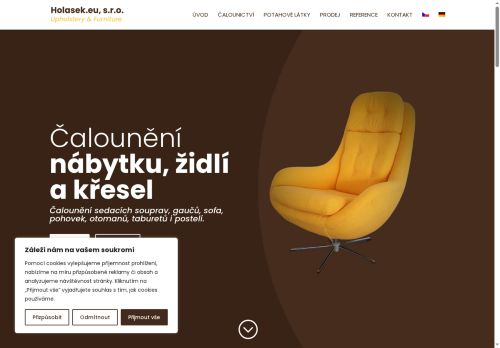 Holasek.eu, s.r.o. nabízí práci na pozici Čalouníci nábytku (m/ž) v obci Jihlava