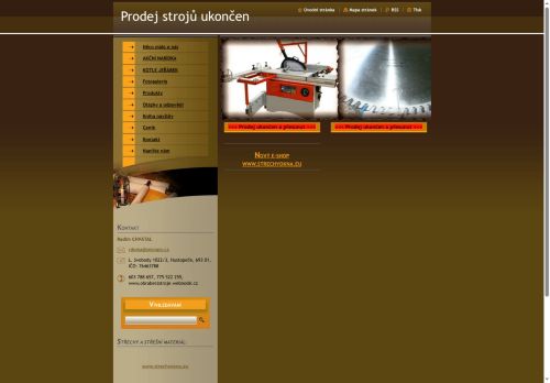 Zobrazit webové stránky Dřevoobráběcí stroje - Radim Chvátal