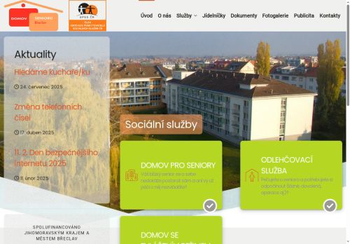 Zobrazit webové stránky Domov seniorů Břeclav