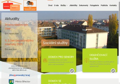 Zobrazit webové stránky Domov seniorů Břeclav