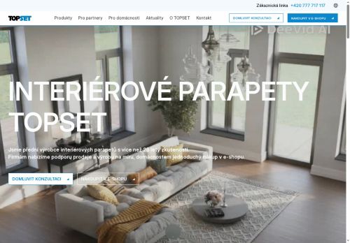 Zobrazit webové stránky Topset
