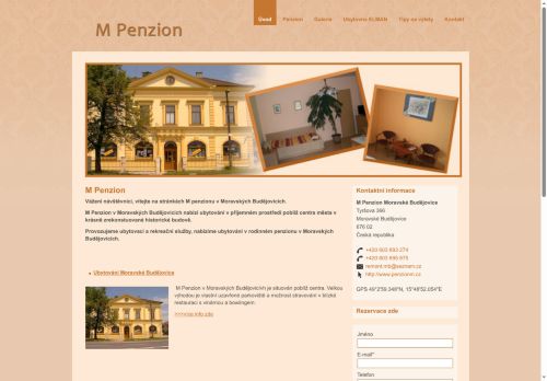 Zobrazit webové stránky Penzion M