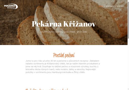 Martin Kozina nabízí práci na pozici Pomocník pekaře, pomocnice pekaře v obci Křižanov