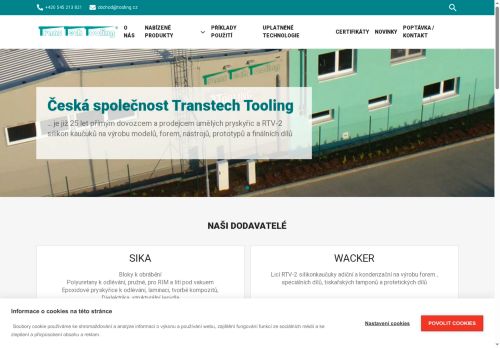 Zobrazit webové stránky Transtech Tooling, s. r. o.