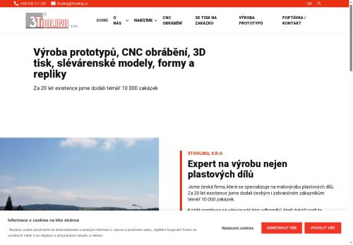 Zobrazit webové stránky 3 Tooling s.r.o.