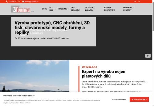 Zobrazit webové stránky 3 Tooling s.r.o.