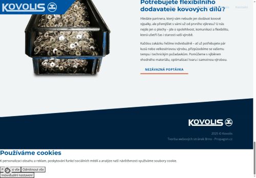 Zobrazit webové stránky Ing. Zdeněk Konec - KOVOLIS