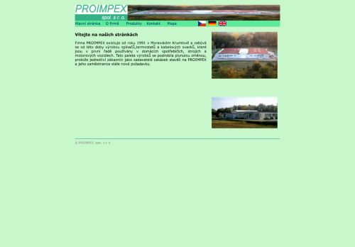 Zobrazit webové stránky PROIMPEX, spol. s r. o.
