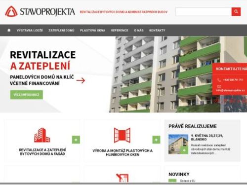 STAVOPROJEKTA stavební firma, a.s.