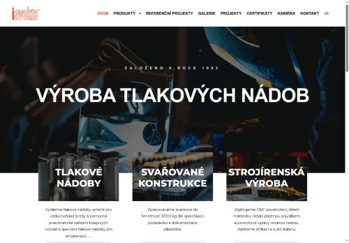 Webové stránky INVEKTA s.r.o., Litomyšl