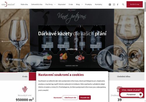 VÍNO HRUŠKA s.r.o. nabízí práci na pozici obsluha vinotéky (m/ž) v obci Blansko