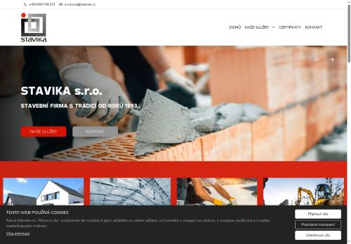 STAVIKA s.r.o. nabízí práci na pozici ZEDNÍK M/Ž v obci Břeclav