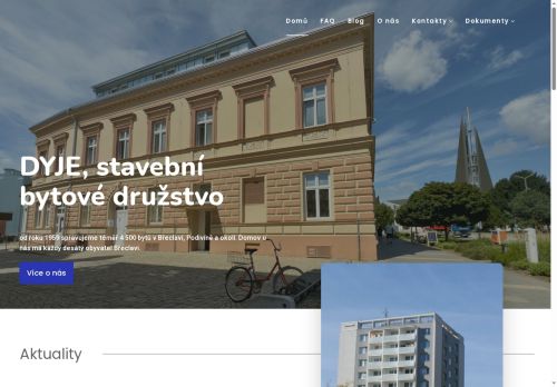 DYJE, stavební bytové družstvo nabízí práci na pozici BYTOVÝ TECHNIK/ ENERGETIK M/Ž v obci Břeclav