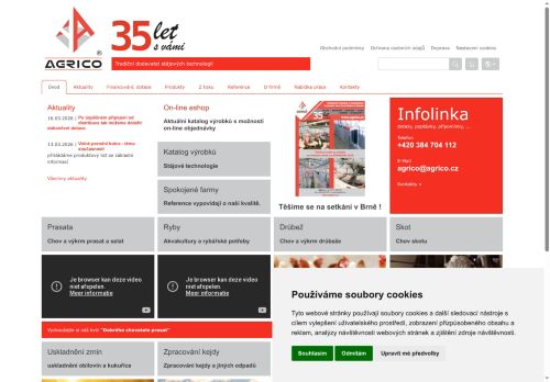 AGRICO  s.r.o. nabízí práci na pozici stavební zámečník M/Ž v obci Třeboň