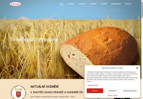 ENPEKA a.s. nabízí práci na pozici Mistr do pekárny (m/ž) v obci Žďár nad Sázavou