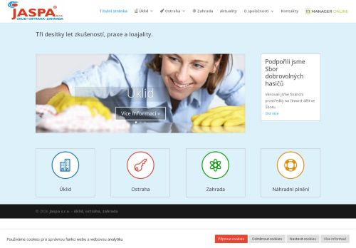 JASPA s.r.o. nabízí práci na pozici Pracovník/Pracovnice úklidu - uklízeč/uklízečka v obci Slavkov u Brna