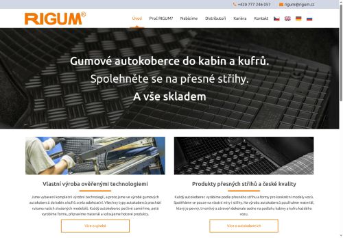 RIGUM, s.r.o. nabízí práci na pozici řidič VZV, řidič dodávky, skladník (m/ž) v obci Dubňany