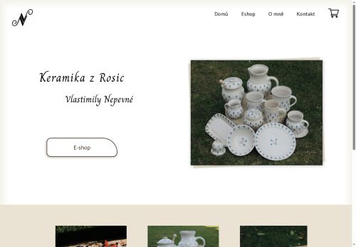 Zobrazit webové stránky Keramická dílna Vlastimily Nepevné