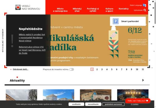Zobrazit webové stránky Městský úřad Veselí nad Moravou