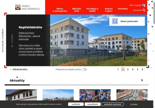 Zobrazit webové stránky Městský úřad Veselí nad Moravou