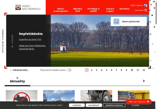Zobrazit webové stránky Městský úřad Veselí nad Moravou