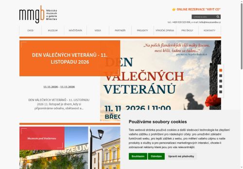 Zobrazit webové stránky Městské muzeum a galerie Břeclav