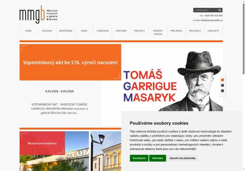 Zobrazit webové stránky Městské muzeum a galerie Břeclav