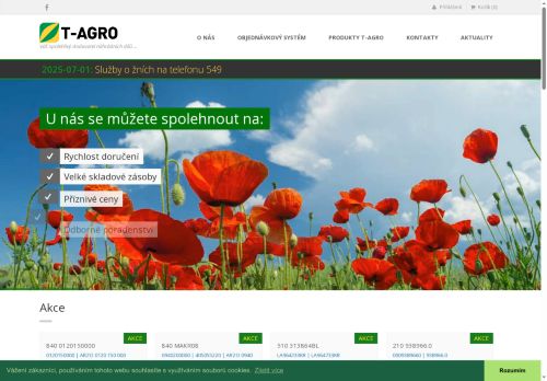 Zobrazit webové stránky T-AGRO CZ, s.r.o.