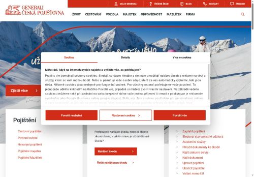 Zobrazit webové stránky Generali pojišťovna, a. s.