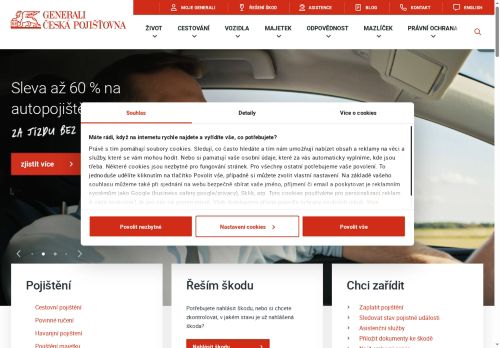 Zobrazit webové stránky Generali pojišťovna, a. s.