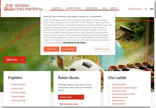 Zobrazit webové stránky Generali pojišťovna, a. s.