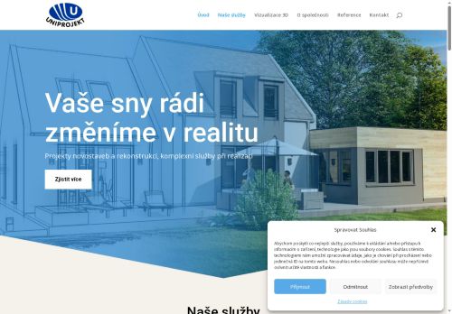 UNIPROJEKT spol.s r.o. nabízí práci na pozici Projektant/ka v obci Tišnov