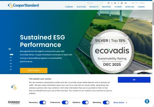 Cooper-Standard Automotive Česká republika s.r.o. nabízí práci na pozici Operátor (m/ž) v obci Žďár nad Sázavou