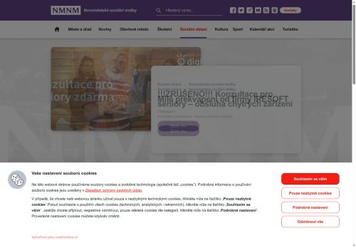 Novoměstské sociální služby nabízí práci na pozici sociální pracovník (m/ž) v obci Nové Město na Moravě