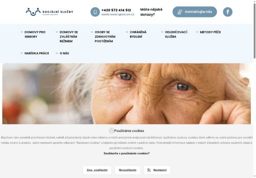 Webové stránky Sociální služby Uherské Hradiště, příspěvková organizace, Uherské Hradiště