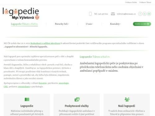 Logopedie - Mgr. Výletová Kristýna a Bohuslava