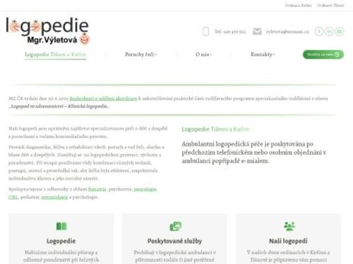 Logopedie Mgr. Bohuslava a Mgr. Kristýna Výletovy - ordinace Kuřim