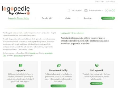 Logopedie - Mgr. Výletová Kristýna a Bohuslava