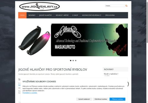 Zobrazit webové stránky Petr Holejšovský - jigové hlavičky