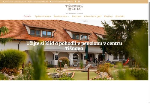 Zobrazit webové stránky Restaurace a penzion Tišnovská Rychta