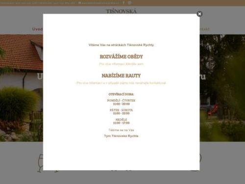 Restaurace a penzion Tišnovská Rychta