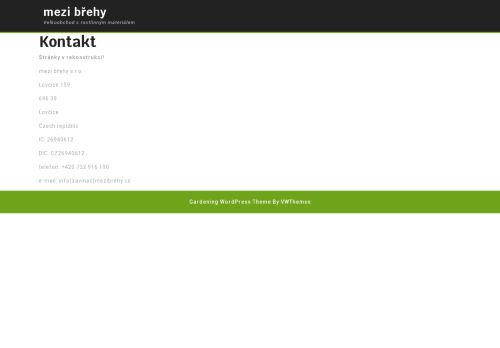 Zobrazit webové stránky Mezi břehy s.r.o.