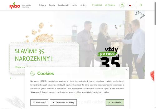 RACIO, s.r.o. nabízí práci na pozici PRACOVNÍK/ PRACOVNICE PRO OBSLUHU BALÍCÍ LINKY v obci Břeclav