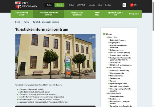Zobrazit webové stránky Turistické informační centrum Pasohlávky
