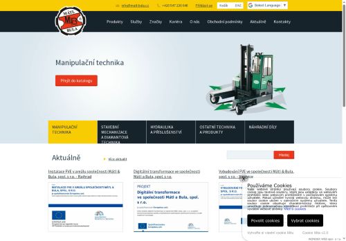 Zobrazit webové stránky Mátl & Bula, spol. s r.o.